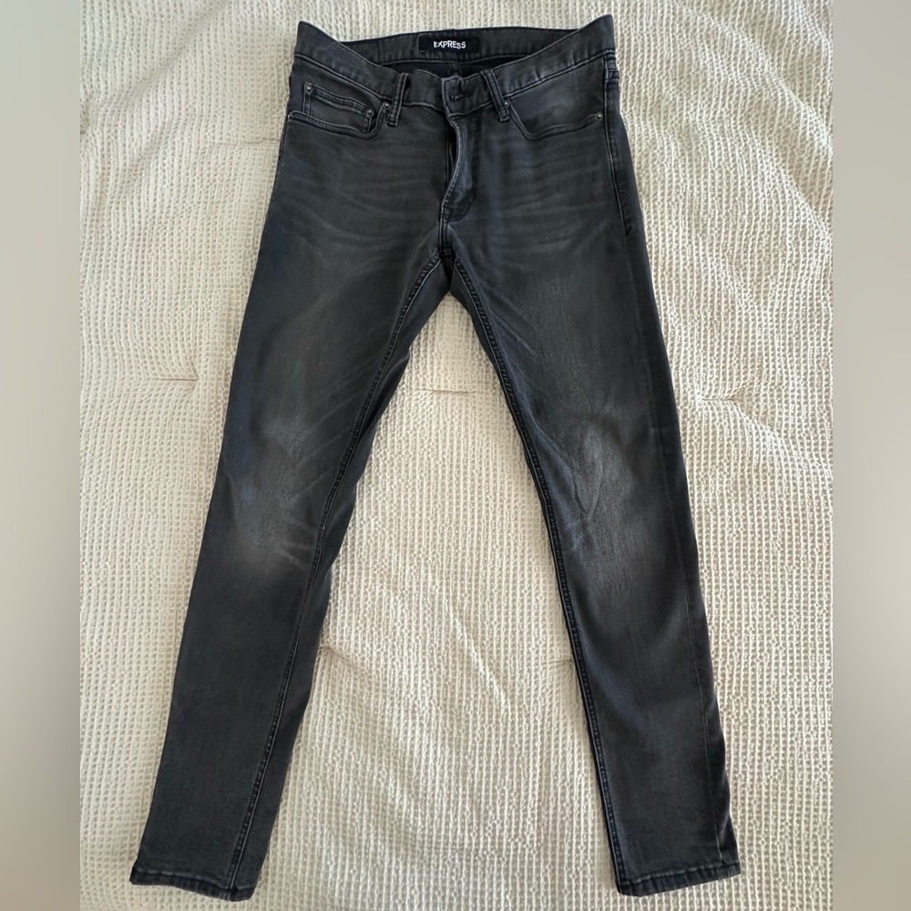 Men’s Express black skinny jeans